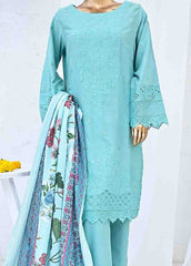 SMB-018-3 Piece Linen Embroidered collection