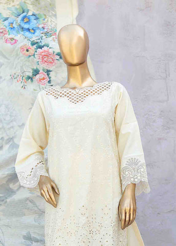 Bin Saeed Fabric - SMB-021-3 Piece Linen Embroidered collection