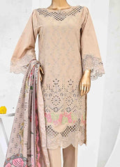 SMB-022-3 Piece Linen Embroidered collection
