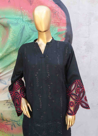 Bin Saeed Fabric - SMB-023-B-3 Piece Linen Embroidered collection