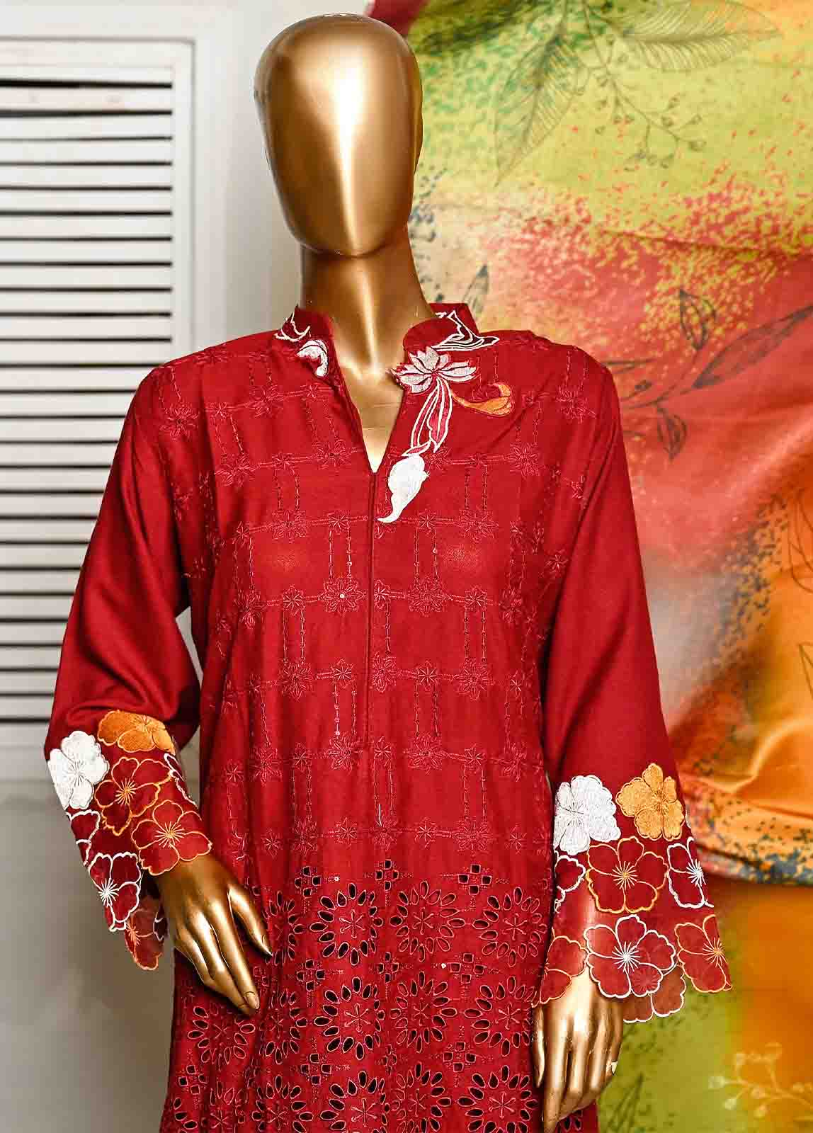 Bin Saeed Fabric - SMB-031- 3 Piece Embroidered Voil collection