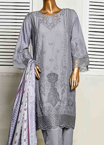 SMB-035- 3 Piece Embroidered Voil collection