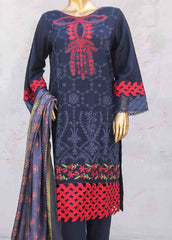 SMB-039-3 Piece Linen Embroidered collection