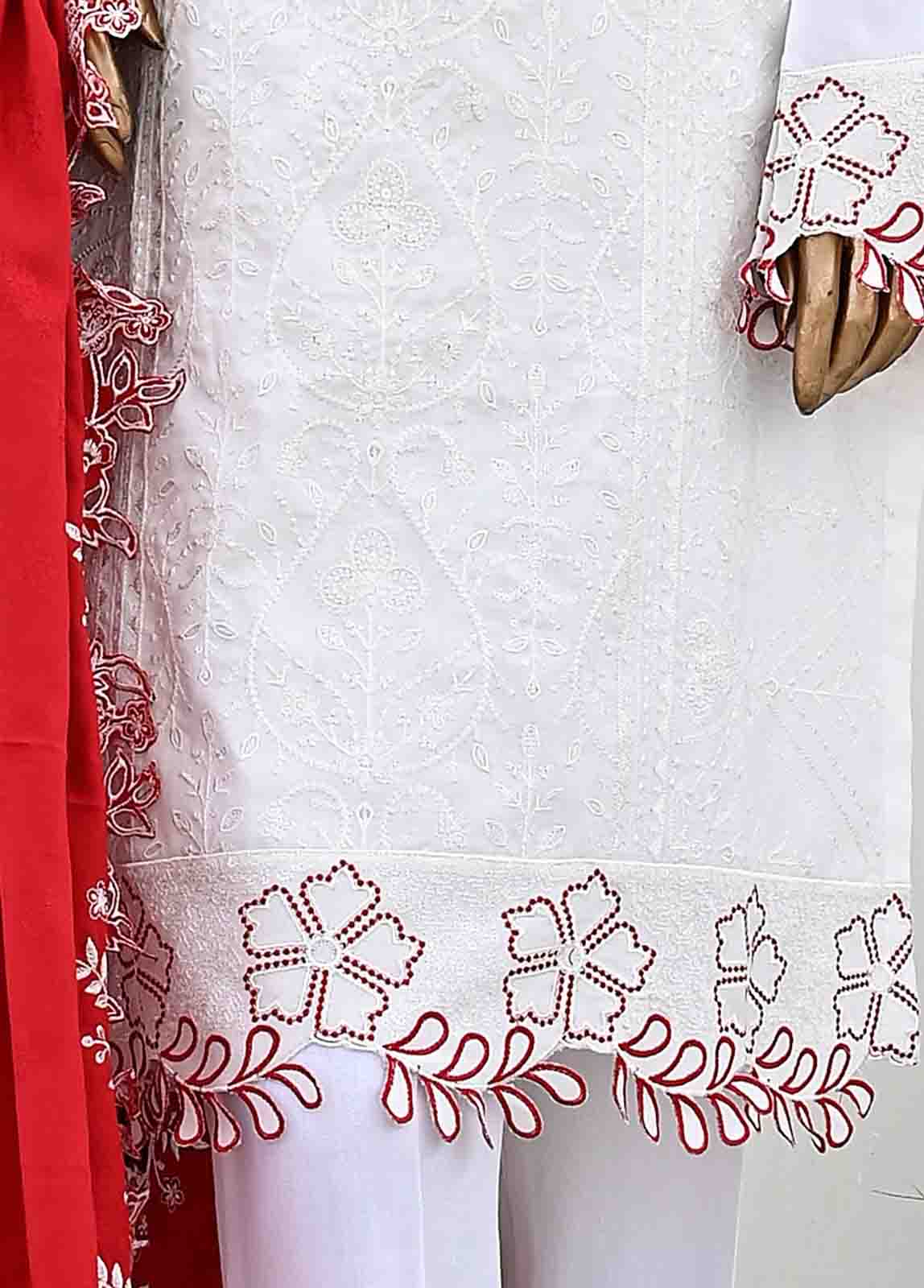 SMB-042-B-3 Piece Linen Embroidered collection