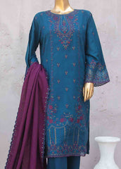 SMB-043-3 Piece Linen Embroidered collection
