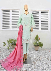 SMB-044-3 Piece Linen Embroidered collection