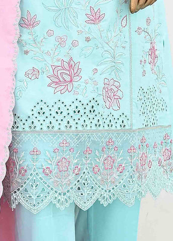 Bin Saeed Fabric - SMB-047-3 Piece Linen Embroidered collection