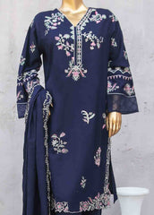 SMB-048-3 Piece Linen Embroidered collection