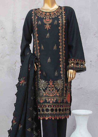 Bin Saeed Fabric - SMB-056-3 Piece Linen Embroidered collection