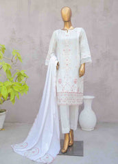 SMB-057-B-3 Piece Linen Embroidered collection