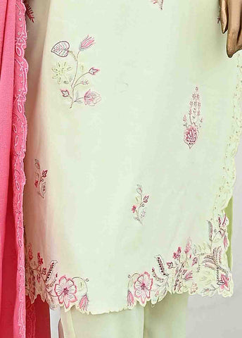 Bin Saeed Fabric - SMB-065-3 Piece Linen Embroidered collection