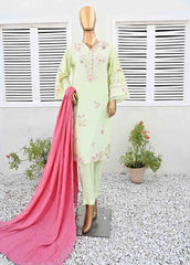SMB-065-3 Piece Linen Embroidered collection