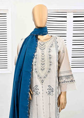 SMB-067-3 Piece Linen Embroidered collection