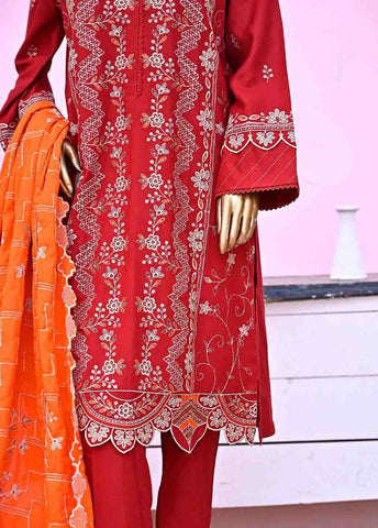 SMB-072-3 Piece Linen Embroidered collection