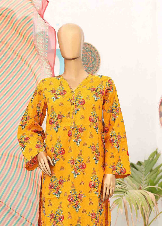 SMCD-0120- 3 Piece Printed Stitched Suit