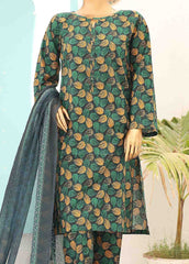 SMCD-0126- 3 Piece Printed Stitched Suit