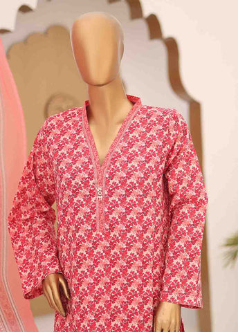 Bin Saeed Fabric - SMCD-078- 3 Piece Printed Cotton Suit