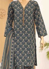 SMCD-079- 3 Piece Printed Cotton Suit