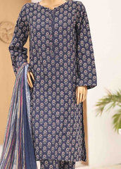 SMCD-084- 3 Piece Printed Cotton Suit