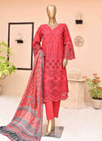 SMCK-0406-3 Piece Cutwork Kari Stitched Suit