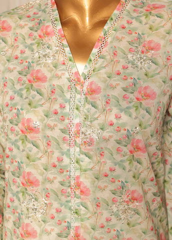 Bin Saeed Fabric - SME-0100-3 Piece Chikankari Stitched Suit