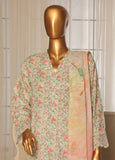 SME-0100-3 Piece Chikankari Stitched Suit