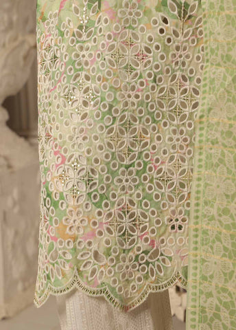 Bin Saeed Fabric - SME-0103-3 Piece Chikankari Stitched Suit