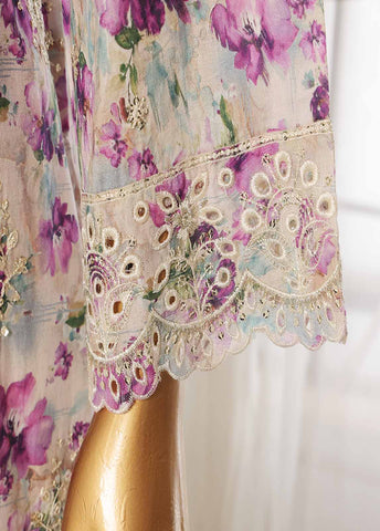 Bin Saeed Fabric - SME-0108-3 Piece Chikankari Stitched Suit