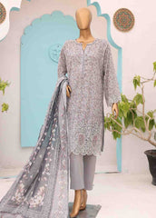 SME-0197-3 Piece LawnKari Stitched Suit