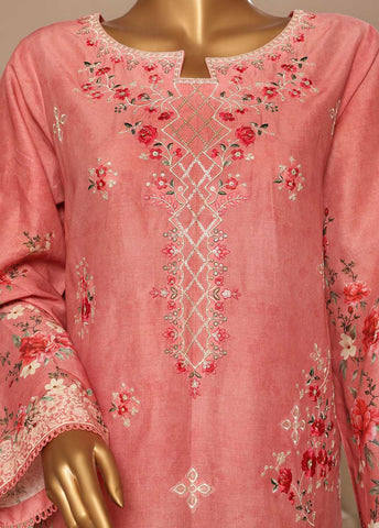 SME-030 -3 Piece Embroidered Stitched Suit