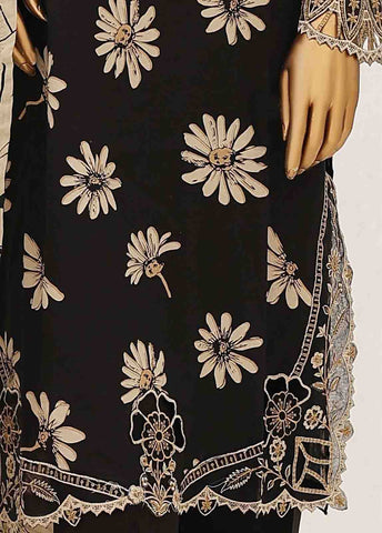 Bin Saeed Fabric - SME-0343-3 Piece Cutwork Kari Stitched Suit