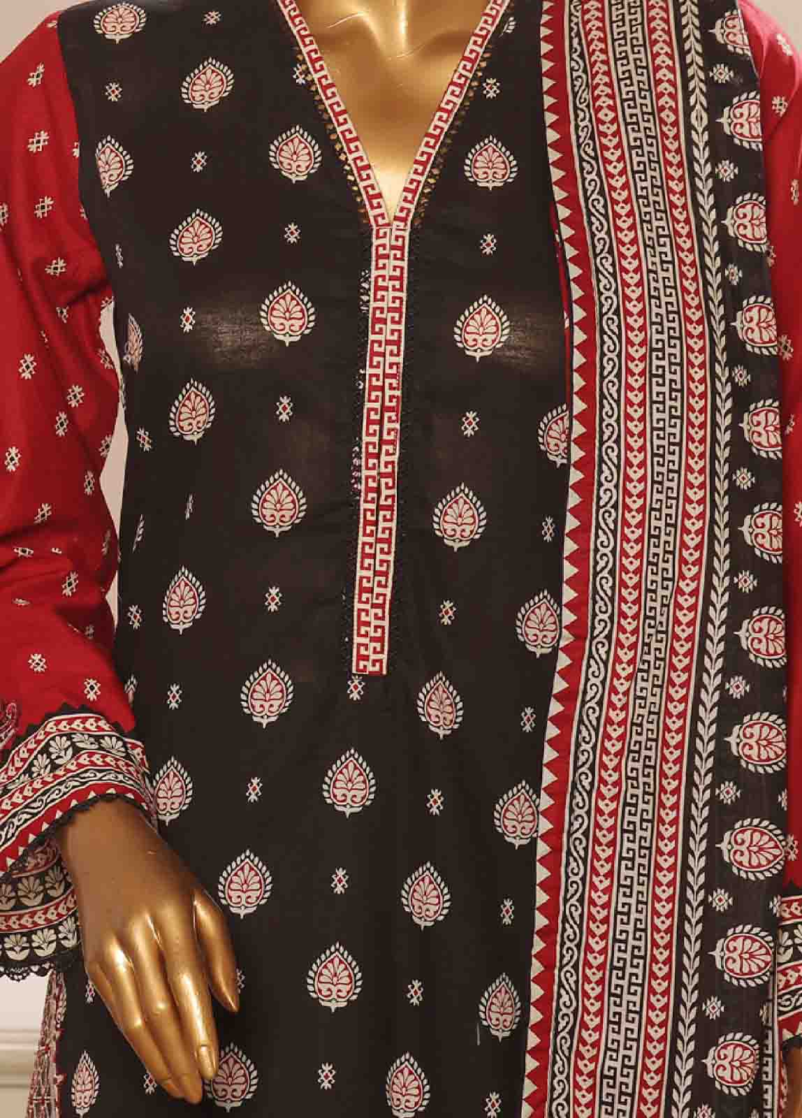 Bin Saeed Fabric - SME-036 K -3 Piece Embroidered Stitched Suit