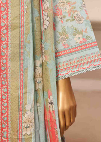 Bin Saeed Fabric - SME-038 -3 Piece Embroidered Stitched Suit