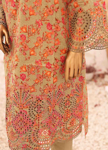 Bin Saeed Fabric - SME-0409-3 Piece LawnKari Stitched Suit