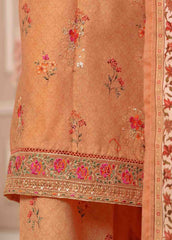 SME-040 -3 Piece Embroidered Stitched Suit