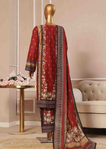 Bin Saeed Fabric - SME-046 -3 Piece Embroidered Stitched Suit