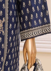 SME-048- 3 Piece Embroidered Stitched Suit