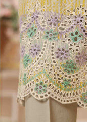 SME-604- 3 Piece Luxury Embroidered Stitched Suit