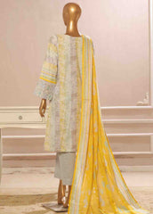 SME-604- 3 Piece Luxury Embroidered Stitched Suit