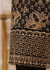 SME-612- 3 Piece Luxury Embroidered Stitched Suit