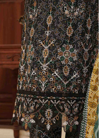 SME-619- 3 Piece Luxury Embroidered Stitched Suit