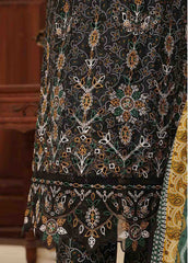 SME-619- 3 Piece Luxury Embroidered Stitched Suit