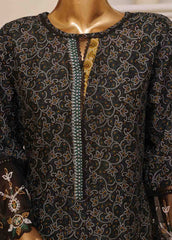 SME-619- 3 Piece Luxury Embroidered Stitched Suit