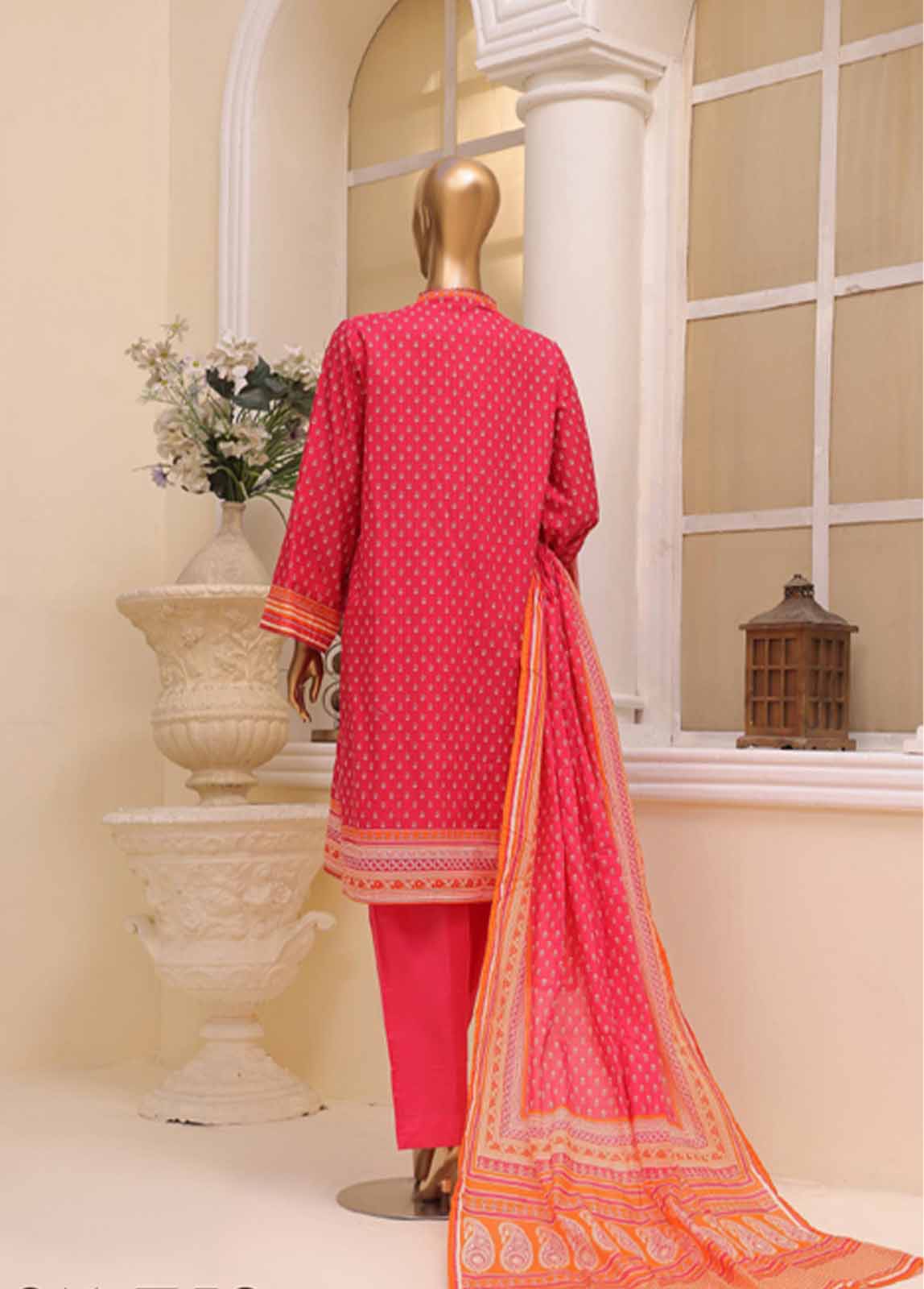 Bin Saeed Fabric - SME-0750- 3 Piece Embroidered Stitched Suit