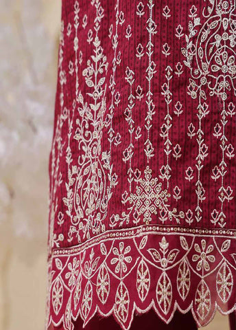 SME-751- 3 Piece Embroidered Stitched Suit