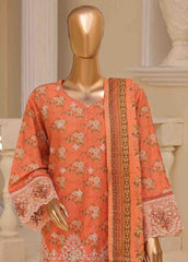 SME-784- 3 Piece Luxury Embroidered Stitched Suit