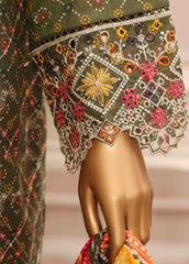 SME-792- 3 Piece Luxury Embroidered Stitched Suit