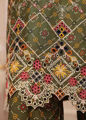 SME-792- 3 Piece Luxury Embroidered Stitched Suit