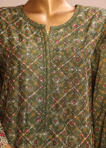 SME-792- 3 Piece Luxury Embroidered Stitched Suit