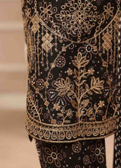 SME-796- 3 Piece Luxury Embroidered Stitched Suit